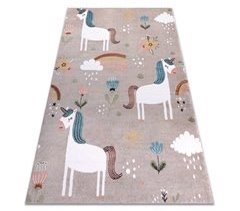 Alfombra FUN Sweety para niños unicornio arcoiris 160x220
