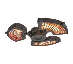 Estufa Exterior Eléctrica Aluminio, Acero Galvanizado Outsunny