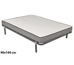 Somier de Laminas + Colchon Basic