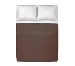 Sábana encimera 100% algodón. En colores lisos