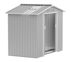 Caseta de Jardín Acero Galvanizado Outsunny