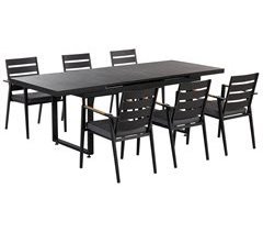 Beliani Conjunto de comedor VALCANETTO/TAVIANO