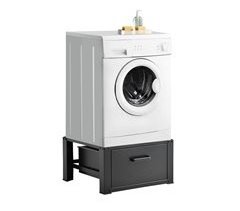 Pedestal para Lavadora con Cajón hasta 150 kg Acero Aluminio