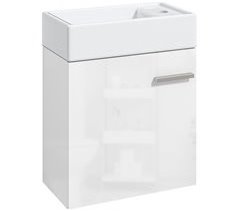 Mueble de Baño MDF, Cerámica HOMCOM, hogar - baño