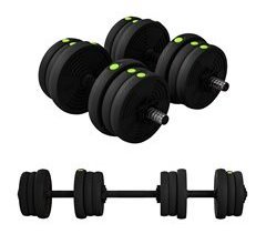 Kit de Mancuernas Acero, Plástico SPORTNOW