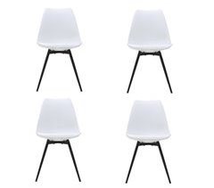 Pack de 4 sillas de cocina MAEVA 