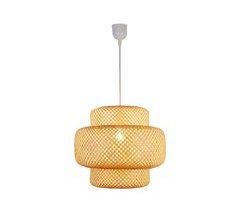 Lámpara de techo DORAMU mimbre natural