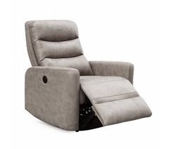 Butaca Reclinable Madera Tapizado Resistente Moderna Cancun