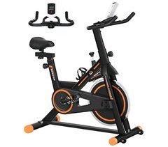 Bicicleta Estática Acero HOMCOM, deportes y ocio - fitness