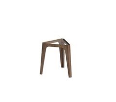 Mesa rincón triangular nogal