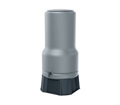 Bidón para agua de lluvia AQUABELL de 200L color Gris claro