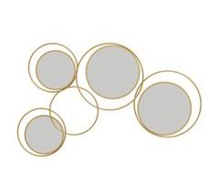 Espejo Decorativo Metal HOMCOM, hogar - decoración