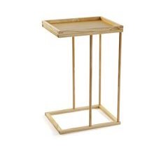 Mini mesa madera TIMBER 70x35x45cm