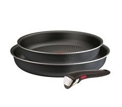 Set de 2 sartenes INGENIO 24cm y 28cm mango extraíble TEFAL 