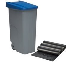 Papelera y bolsas de basura