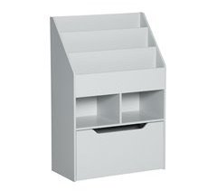 Estantería Infantil MDF, Melamina de Madera, Nylon, Metal HOMCOM 60