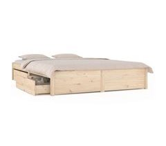 Estructura de cama con cajones doble 135x190