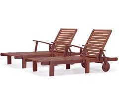 Tumbona plegable de madera