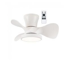 Ventilador de techo LED Merial CCT Dim (20W) Metal - Moderno