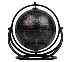 Globo terráqueo giratorio con anillo