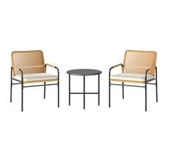 Conjunto de Jardín Acero, PE Outsunny