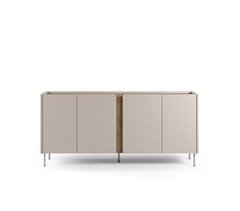 Aparador LUCILE 4 puertas color crema