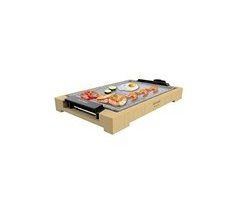 Plancha eléctrica Tasty&Grill 2000 Bamboo MixStone Cecotec