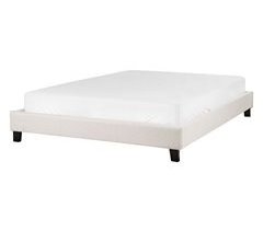 Beliani Cama con somier Poliéster ROANNE 150x213