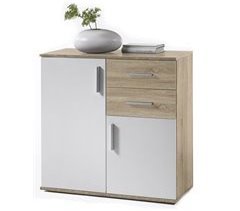 Comoda Aparador 2 Puertas y 2 Cajones 80