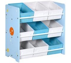 Estantería Infantil MDF, Tela no Tejida ZONEKIZ
