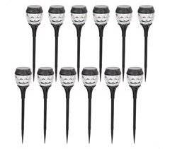 Aktive Set de 12 balizas solares LED 5-10 lúmenes con proyección