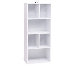 Librería con estantes