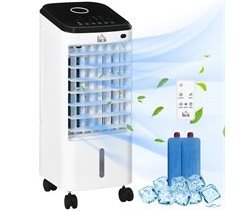 Enfriador de Aire ABS, PP HOMCOM, hogar - climatización