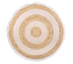 Alfombra fibra natural tejido artesanal 100x100