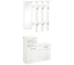 Muebles de Entrada Melamina de Madera HOMCOM