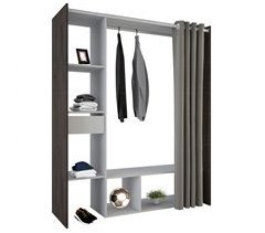 Vestidor Abierto Montana con Cortina