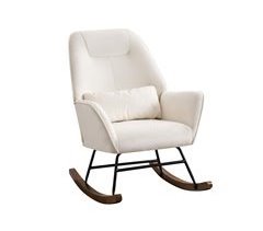 Mecedora reclinable con apoyo lumbar para interiores