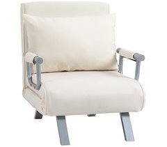 Sofá Cama Individual Poliéster HOMCOM, hogar - sofás y butacas