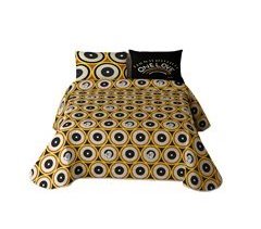 MARLEY - Colcha Bouti Estampada de Microfibra Extra Suave RETRO