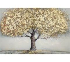 Pintura original ARBOL DORADO XXL 118CM marca MARCOMUEBLE