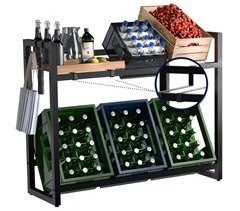 Estantería para cajas - Powell - Metal 104