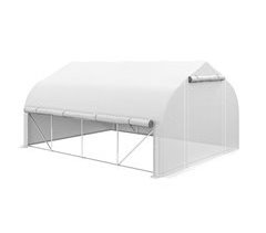 Invernadero de Túnel PE, Metal Galvanizado Outsunny