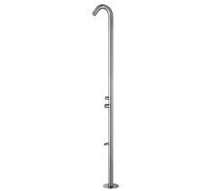 Ducha solar de exterior Acero inoxidable 316L Sined DOCCIA QUARTU INOX