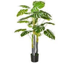 Planta Artificial PEVA, PE y Cemento HOMCOM
