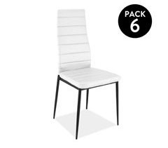 Pack 6 sillas símil piel Emi