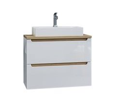 Mueble lavabo individual 2 cajones Livia