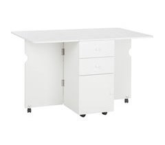 Mesa Plegable Cocina Melamina de Madera HOMCOM, hogar - cocina 120x80