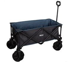 Carro plegable playa c/ruedas especial arena con carga 50 kg Aktive