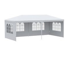 Carpa de Jardín PE, Acero Outsunny 585x295