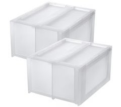 Set de 2 cajas de almacenamiento